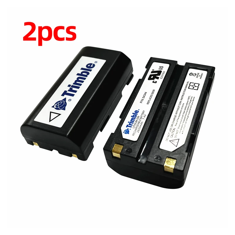 

2 Pcs 2600mAh Lithium-ion Battery for Trimble 5700 5800 R7 R8 GPS MT1 RTK GNSS 7.4V 54344 Replaces 52030 Rechargeable Battery