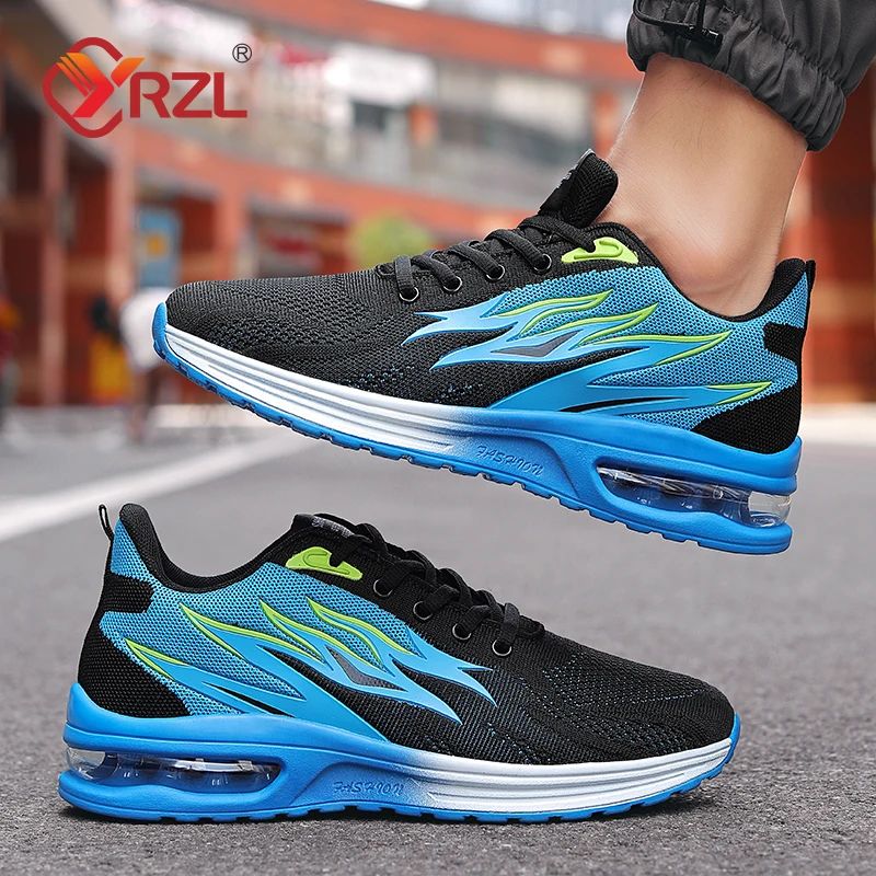 YRZL Running Shoes Men Breathable Outdoor Sports Shoes Lightweight Sneakers for Women Comfortable Athletic Men Training Footwear