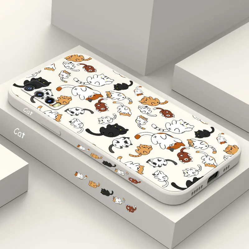 Cat-Themed Rolling Phone Case Cover