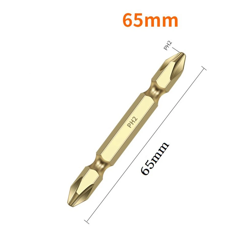

PH2 Cross Double Head Screwdriver Bit 1/4inch Magnetic Hex Shank Screwdriver Bit Electric Impact 50/65/75/100/150/200/250mm