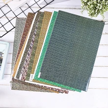 

1Pc 1:12 Dollhouse Mini Home Decor Wall Paper Wall Stickers Murals Decor 42*29cm