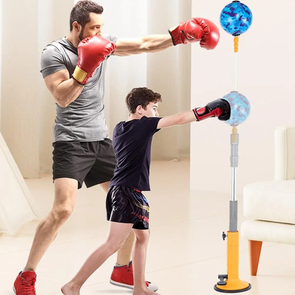 Boxing Speed Trainer Freestanding Trainer Bag Boxing Reaction Target Training Punch Ball For Adults Kids Girls