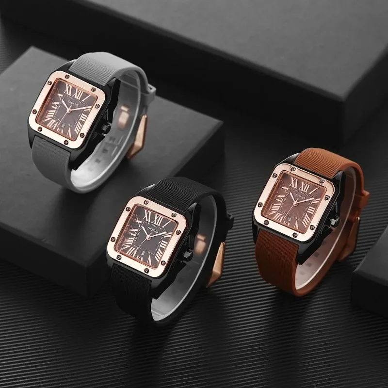 

Quartz Fashion Exquisite Ladies Watch Lover Watches Silicone Material Watchband Fresh Noble Elegant Wristband Comfortable