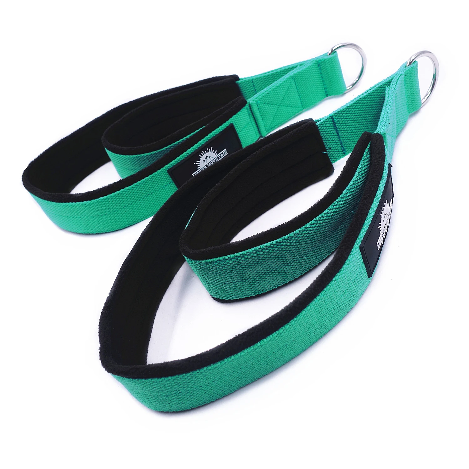 1 Pair Pilates Double Loop Straps for Reformer Fitness D-Ring Straps Handle Yoga Exercise Accessories for Home Gym Workout yoga strap aerial yoga strap