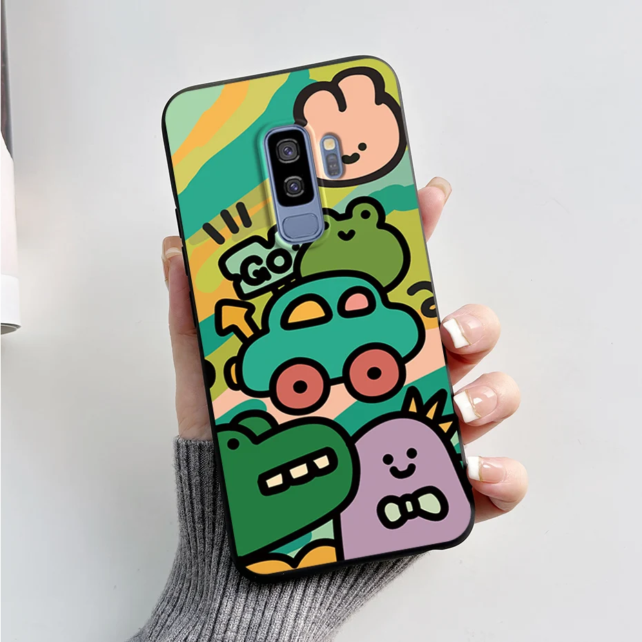 Astronaut Silicone Phone Case with Protective Bumper for Samsung Galaxy S9/S9+