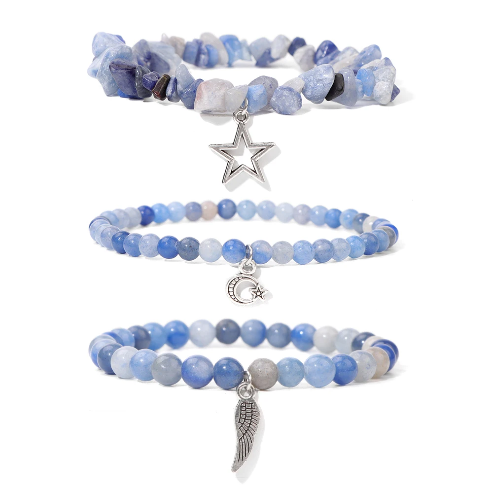 Amethyst Body-Purifying Healing Bracelets Set - Natural Stone Slimming Jewelry