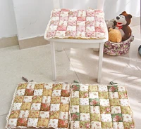 Non Slip Office Chair Student Stool Pastoral Style Cushion Home Garden Cotton New Breathable Portable Cushion Decorative Gift 2