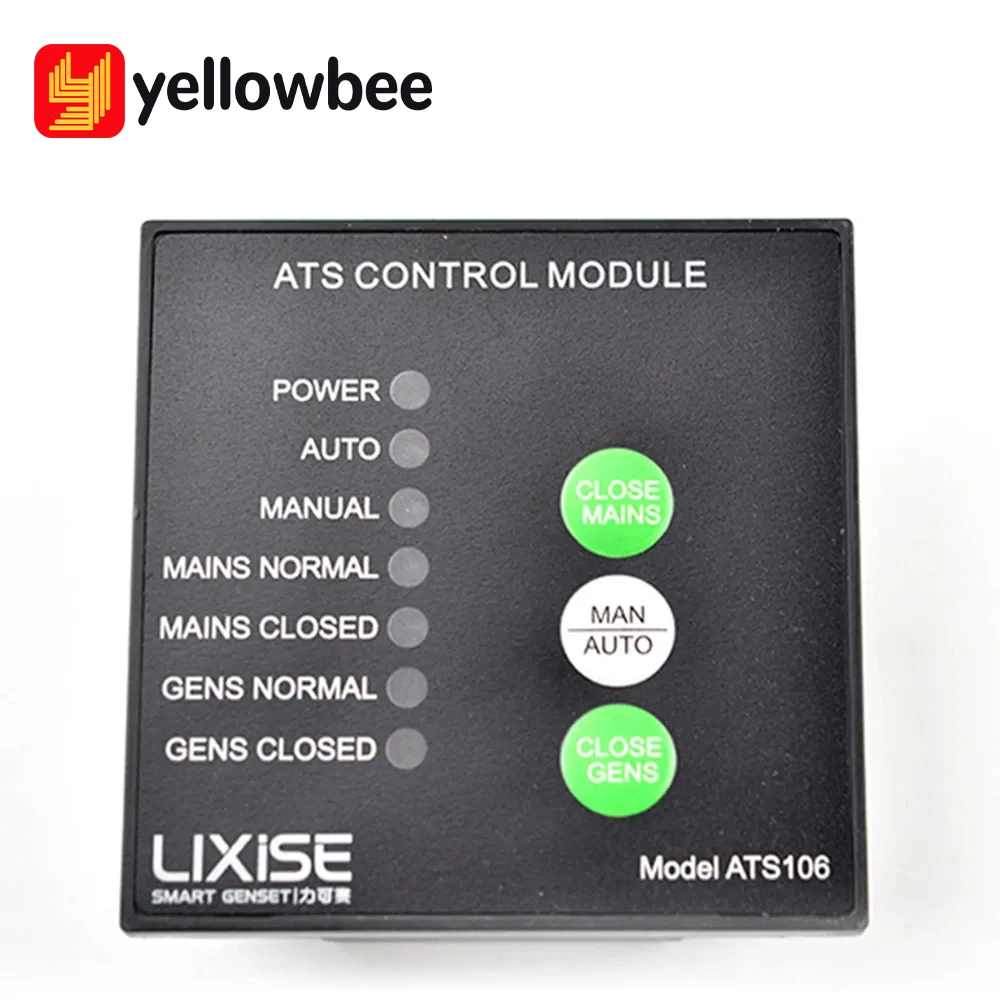 בקר ATS106 למחולל דיזל, מתג העברה אוטומטי לפאנל, מודול שליטה ידני USB LED