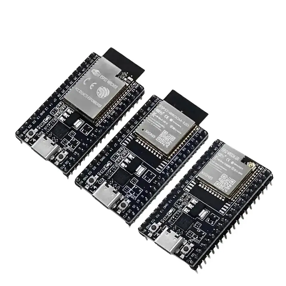 Макетная плата ESP32 DevKitC может быть оснащена фотоинтерфейсом WROOM-32D/32U