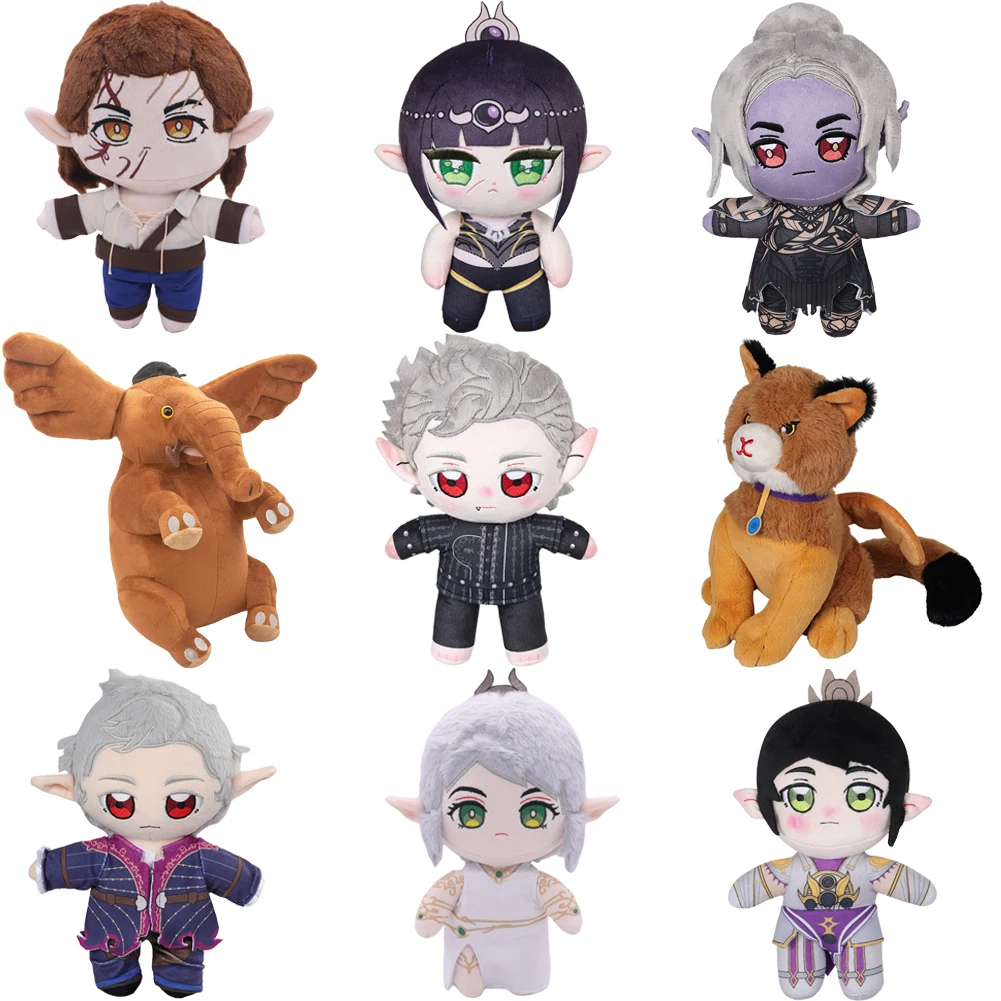 Plush toy Astarion Gala Druid Karlach Plush Toys Game Balder Gate Cosplay Role Play Props Costume Accessory Mascot Xmas Birthday Gifts