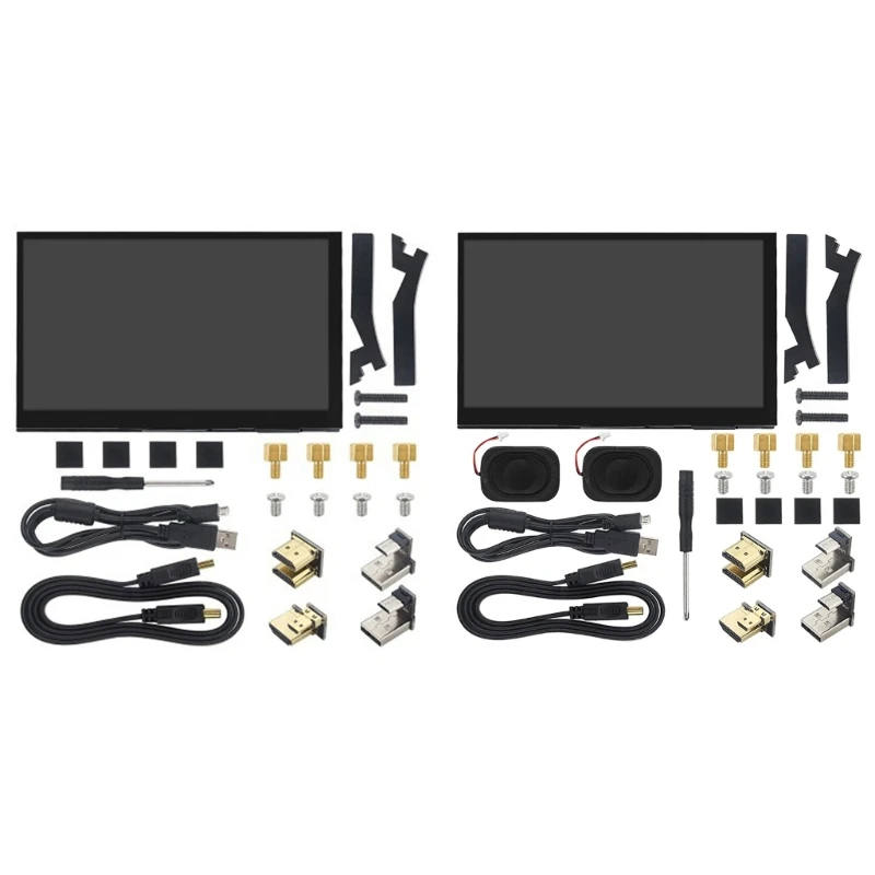 

7inch IPS Touched Screen for RaspberryPi4B/3B 7'' LCD Display Outstanding Display MicroUSB With/Without Speaker Dropship