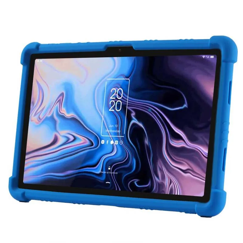 Soft Silicon Case for TCL 10 Tab Max Shockproof Cover 10TabMax Stand Holder