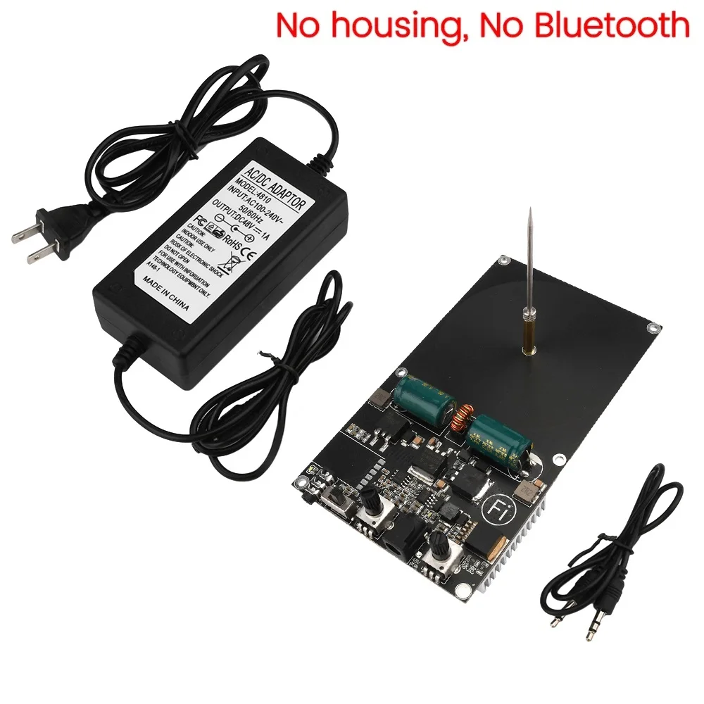 Music Tesla Coil Bluetooth Compatible Bow Plasma Speaker Wireless Transmission Experiment Tesla Coil Science Education Desktop Toy Model SSTC