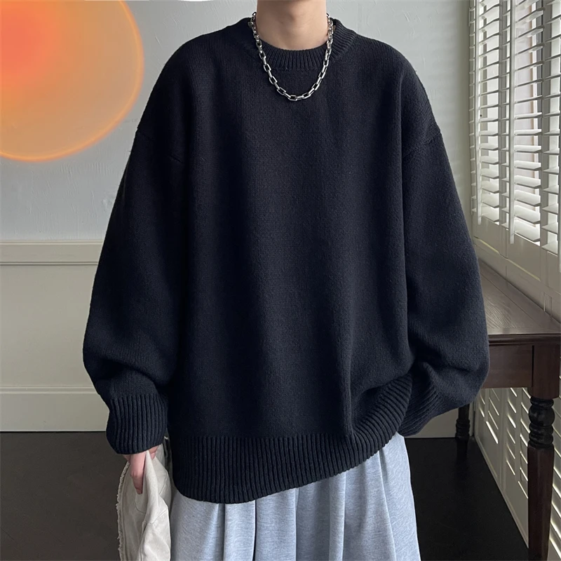 

Top Grade Thick New Autum Fashion Knitwear Pullover Warm Sweater Winter Woolen O-neck Casual Mens Knitted Jumper Clothes E65
