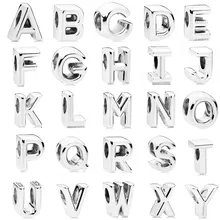 

2022 Jewelry For Women Designer Fit Original Pandoraer DIY A-Z Letters Beadeds Handmade Custom 925 Sterling Silver Bracelets