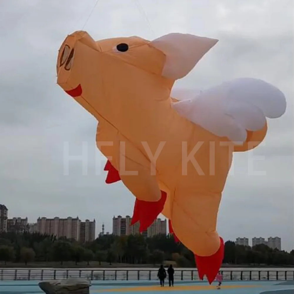 NewArrivalLarge3mFlyingPigKitePendantforAdultsHighQuality