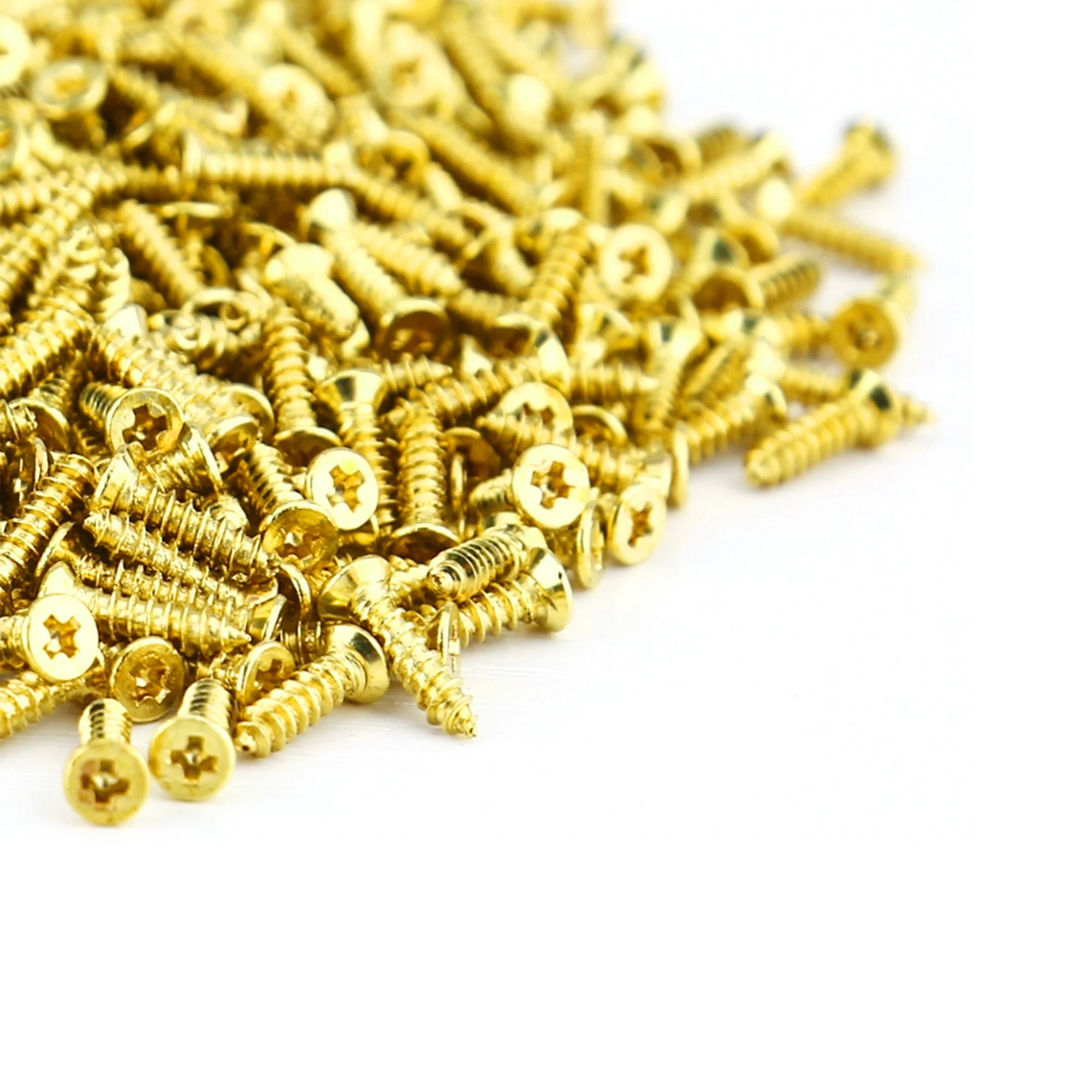 480/1280pcs Brass Plated Phillips Tips Screw Assortment Kit Fasten Links with Removable Daily Safety to Prevent Loosening - Image 5