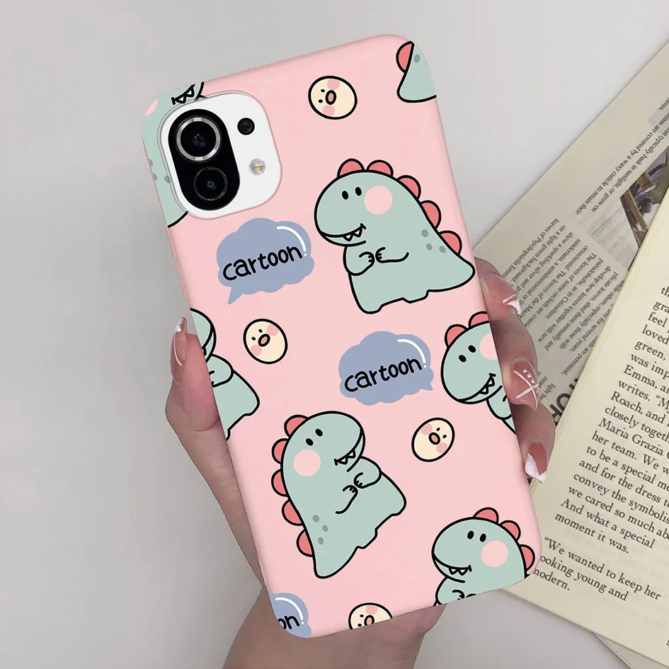 Cute Cartoon Daisy Matte Shockproof Phone Case - Elegant Protection with Casing
