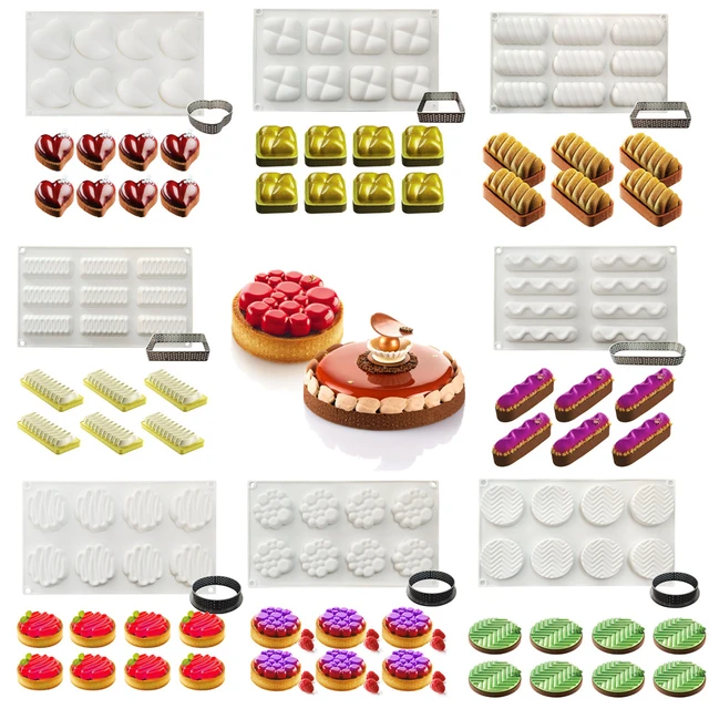 Mousse Cake Mould Love Heart Dessert Silicone Molds Cake Pudding Decorating  Tools Bakeware Dessert Moulds Baking Pastry Decorate - AliExpress