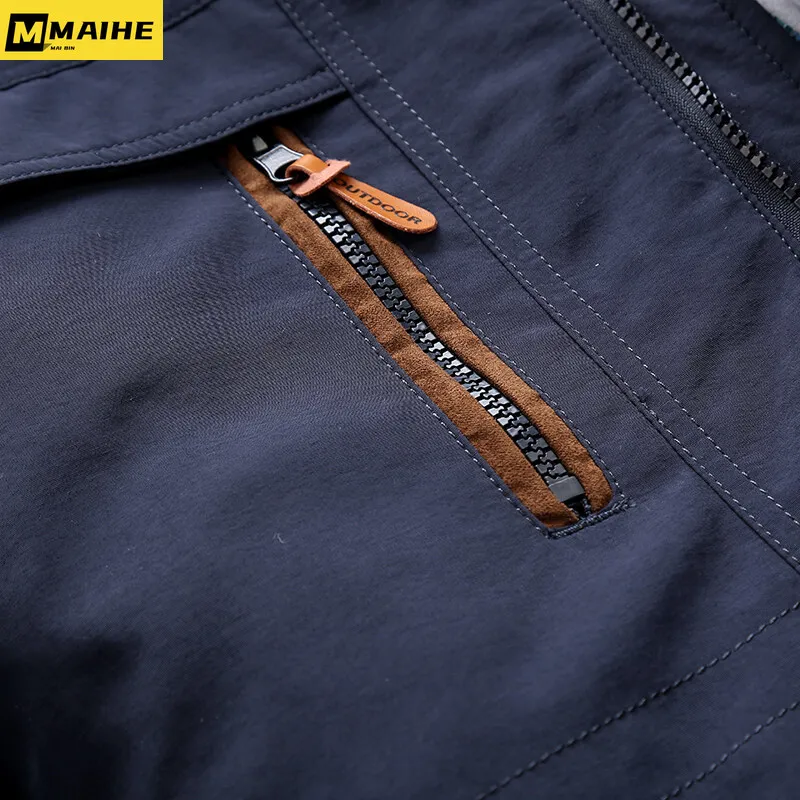 Warm 2023 Winter Jacket Men's Plus Size Cotton Padded Warm Parka Coat Casual Faux Fur Hooded Fleece Long Male Jacket Windbreaker