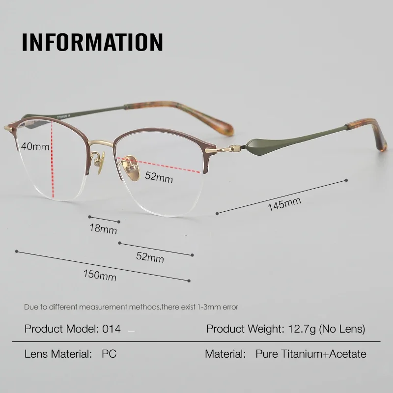 AROR Unisex Eyeglasses Color Options