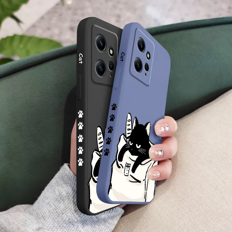Bread Cat Liquid Silicone Phone Case - Soft and Durable Cover
