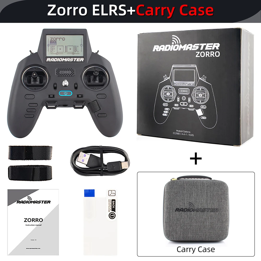 RADIOMASTER ZORRO ELRS 4-in-1 （モード2 ） RADIOMASTER Zorro Radio Controller 4-in-1 (Mode2)-Radiomaste