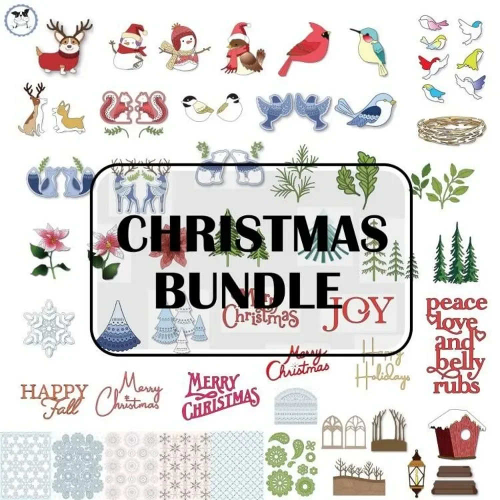 Christmas Collection Metal Cutting Dies Make Card Scrapbook Embossed Paper Album Diy Craft Knife Mould Template