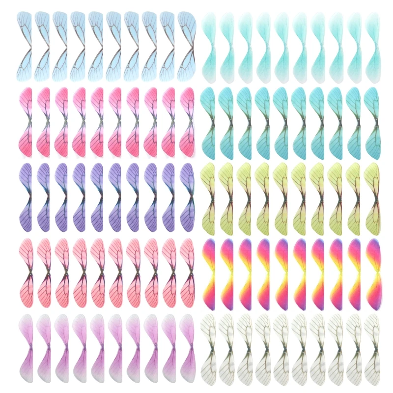 

100Pcs Wings for Flying Keys,for Butterfly Wings Earrings Penda 37JB