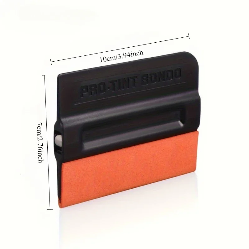 2Pcs Magnetic Vinyl Wrapping Squeegee 4Inch Suede Felt Edge Tint Squeegee Car Window Film Scraper Decal Applicator for Stickers
