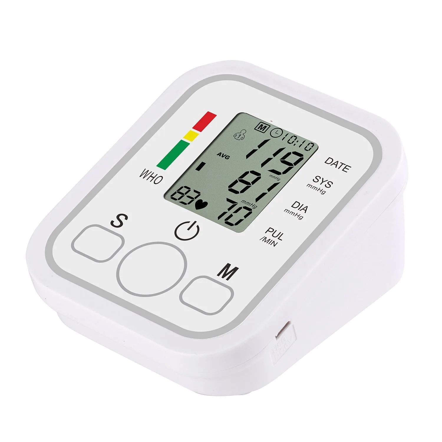 HUBLIZER Portable Arm Blood Pressure Monitor Rechargeable Medical Digital BP Monitor Meter Voice Sphygmomanometer blood pressure monitor,blood pressure meter