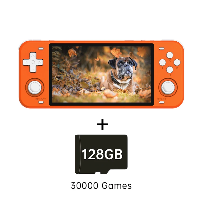 POWKIDDY RGB10max Retro Open Source System Handheld Game Console RK3326 RGB10 MAX 5-Inch IPS Screen 3D Rocker Children's Gift 