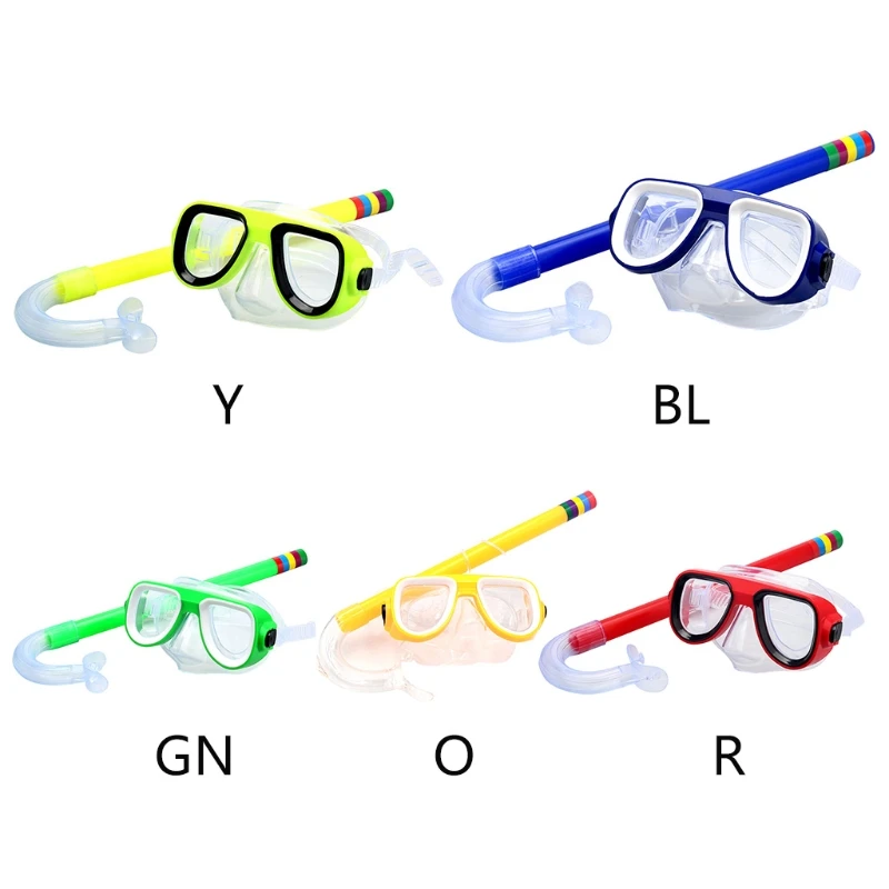 Snorkel Set Scuba Snorkeling Mask Swimming Goggles Glasses With Dry