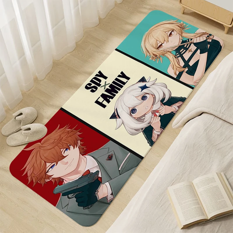 

Bath Rug A-Spy Familys Aesthetic Veranda Floor Mat Useful Things Home Decorations Children's Bedroom Carpet for Entrance Bathmat