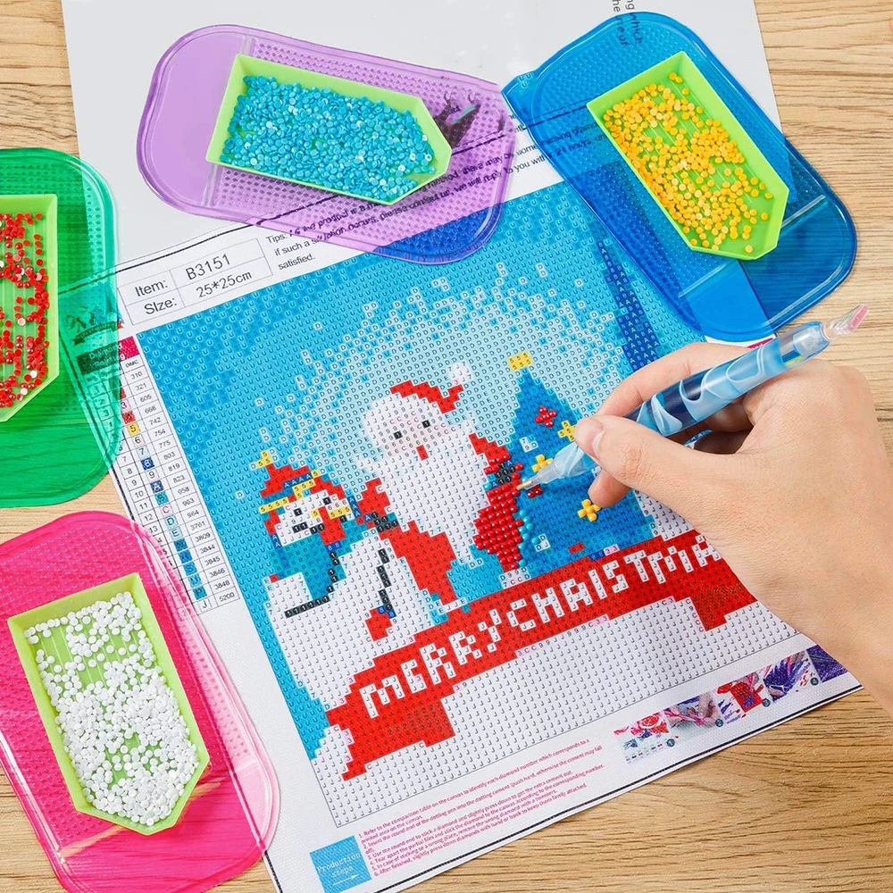 Produktbild von 16x Rutschfeste Diamant-Kunst-Matten – Universal-Gel-Pads FΟΦr Tablett & ZubehΟΕr