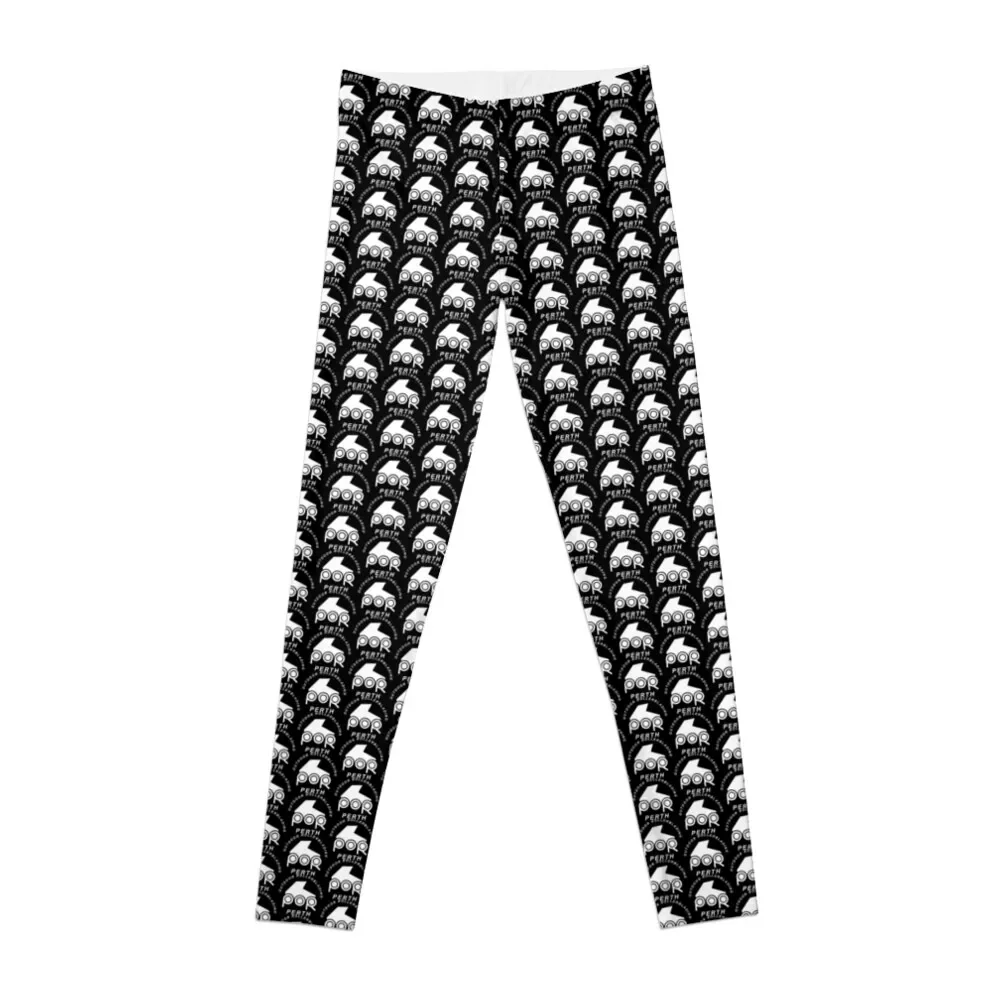 

The Original Perth Outdoor Rollerblading logo (white) Leggings push up tights for Fitness clothing Womens Leggings