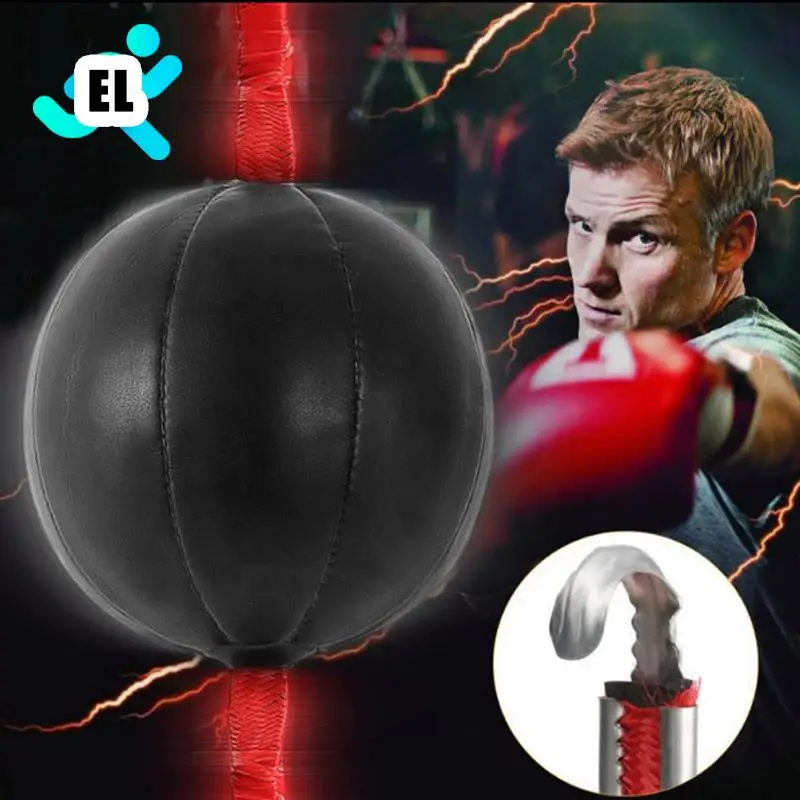 Punch Bag Pu Leather Gym Punching Bag Training Fitness Sports Pratica Speed Equipment Double End Boxing Speed Ball