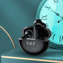 

TWS Bluetooth Headphones Dual Speakers Bilateral Stereo Touch Wireless Earphone with LED Digital Display Headset