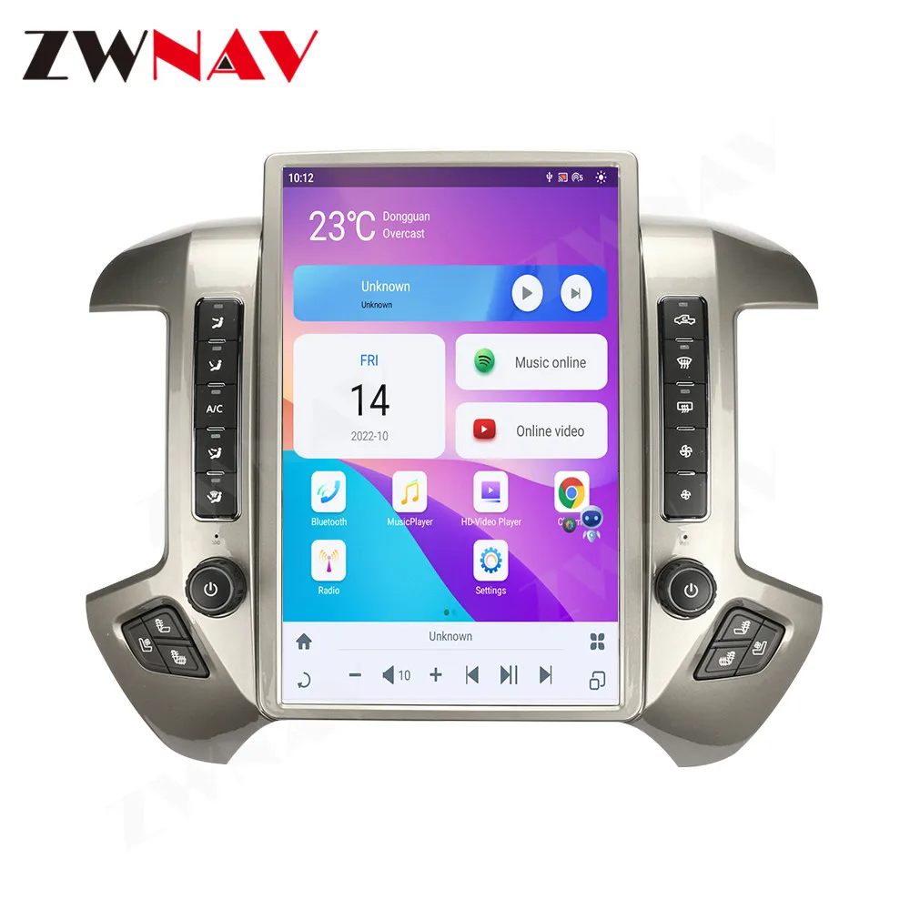 

For Chevrolet Silverado GMC SIERRA 2015 - 2019 DVD 8 Core Android 11 Car Multimedia GPS Radio Player Dsp Carplay