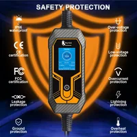 feyree Portable EV Charger Wallbox Tesla 7KW 32A 1Phase Level 2 with 5m Cable Current Adjustable for all Tesla Models 3/Y/S/X - Image 2