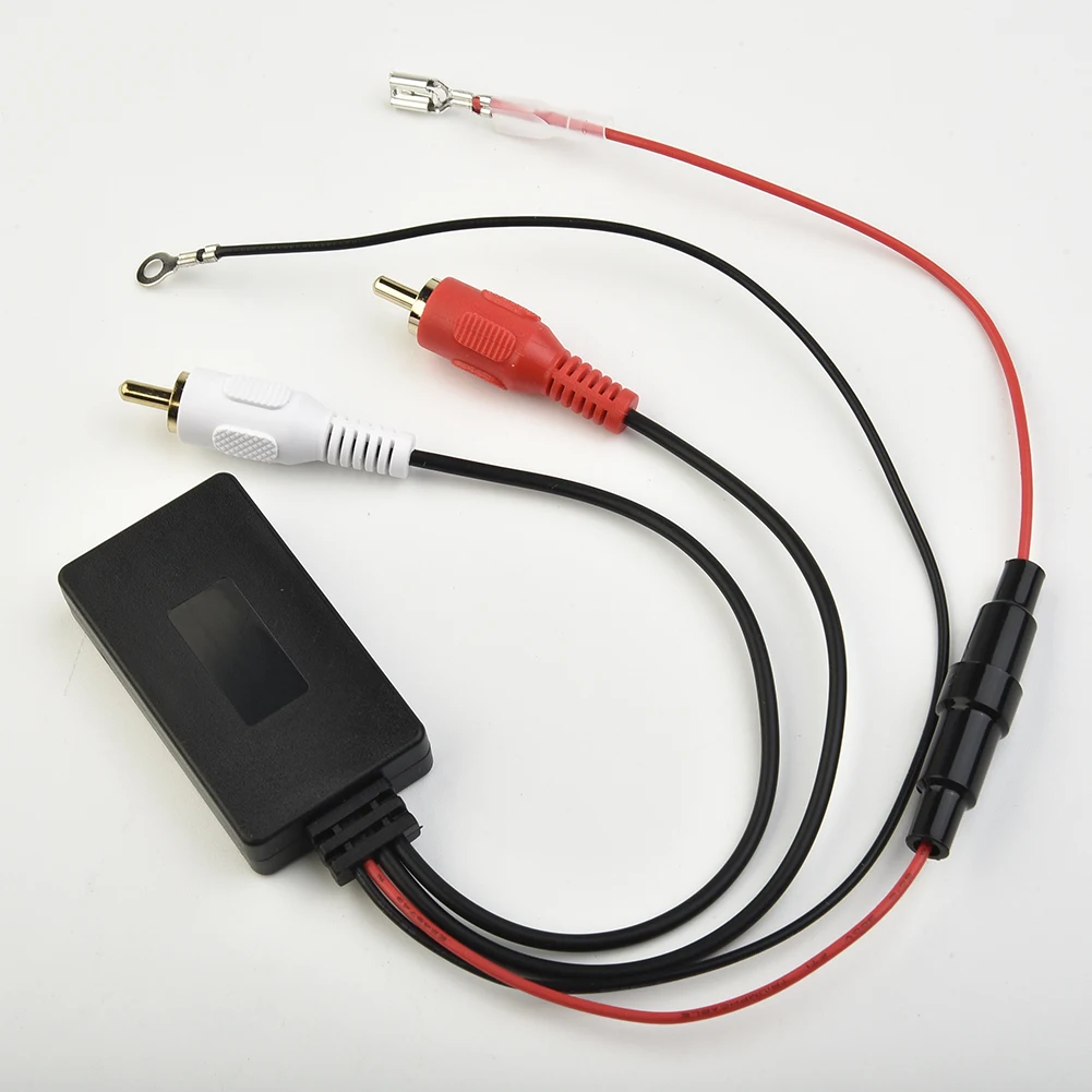 Car V5.0 Receiver Module Music Radio Stereo Audio Cable AUX Adapter 12V 2  RCA Adapter Cable - AliExpress