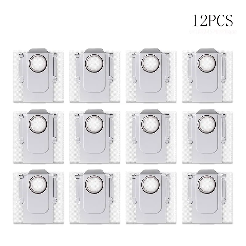 Roborock Robot Vacuum Accessory Set with Dust Bags, Main and Side Brushes, HEPA Filter, and Mop Cloths