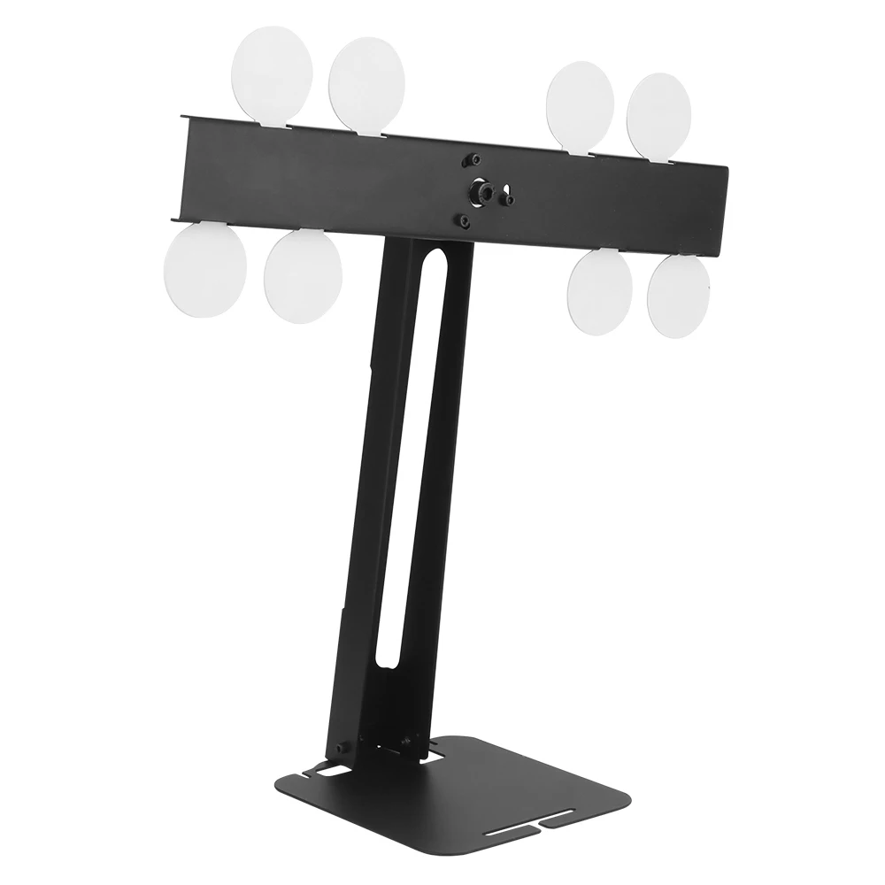 

Training Shooting Target 360 Degree Resetting and Rotate Metal Heavy Duty Aolly Arm Tactical Outdoor Stand Paintball Air Soft