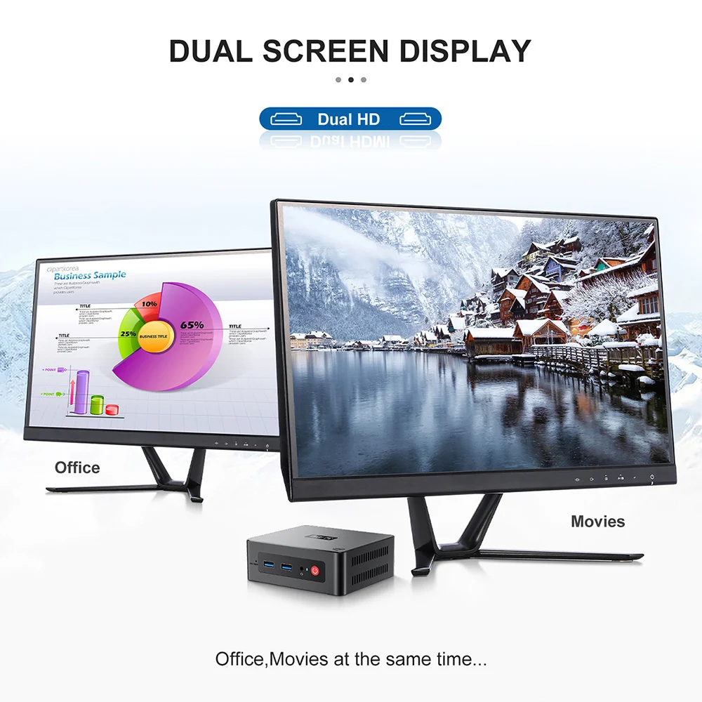 Beelink GK Mini: Intel Celeron J4125 Quad Core, DDR4 8GB, 256GB SSD, HD Port, 1000M LAN Desktop Computer Description Image.This Product Can Be Found With The Tag Names Beelink windows 10 mini pc, Mini pc intel celeron j4125, Mini pc quad core windows, Mini pc windows10 intel core