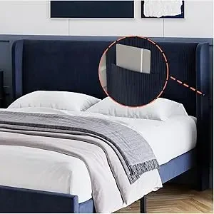 Velvet bed frame