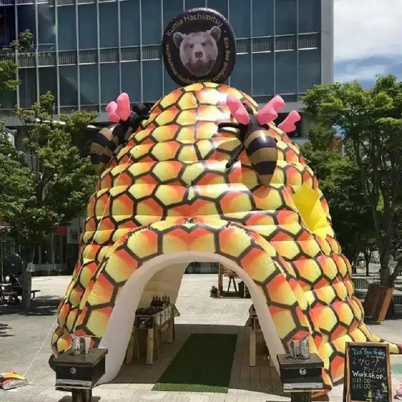 

Пчелиный надувной купол igloo, надувной домик для пчелы, надувная палатка для пчелы, настраиваемая внешняя реклама, палатка для еды