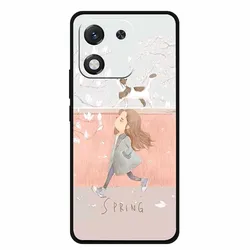 New Protective Silicone TPU Soft Phone Cover | Cute Bumper Case for Honor X7e Plus (W03.CH.62)