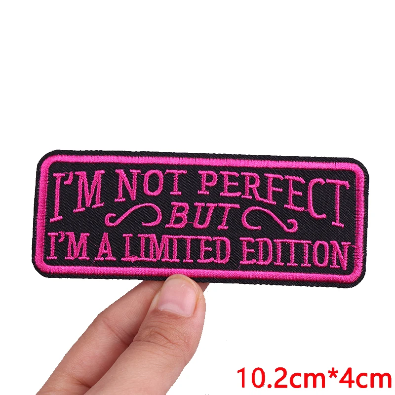 Embroidered Personality Slogan Iron-On Patch
