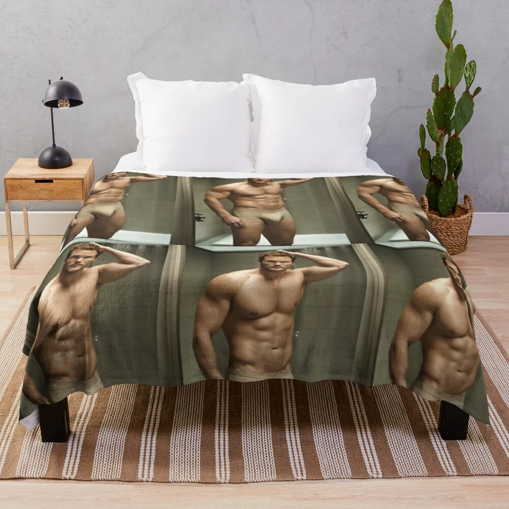 chris pratt Sexy Throw Blanket Decorative Beds Custom Cute Plaid Luxury St Fluffy Softs Blankets