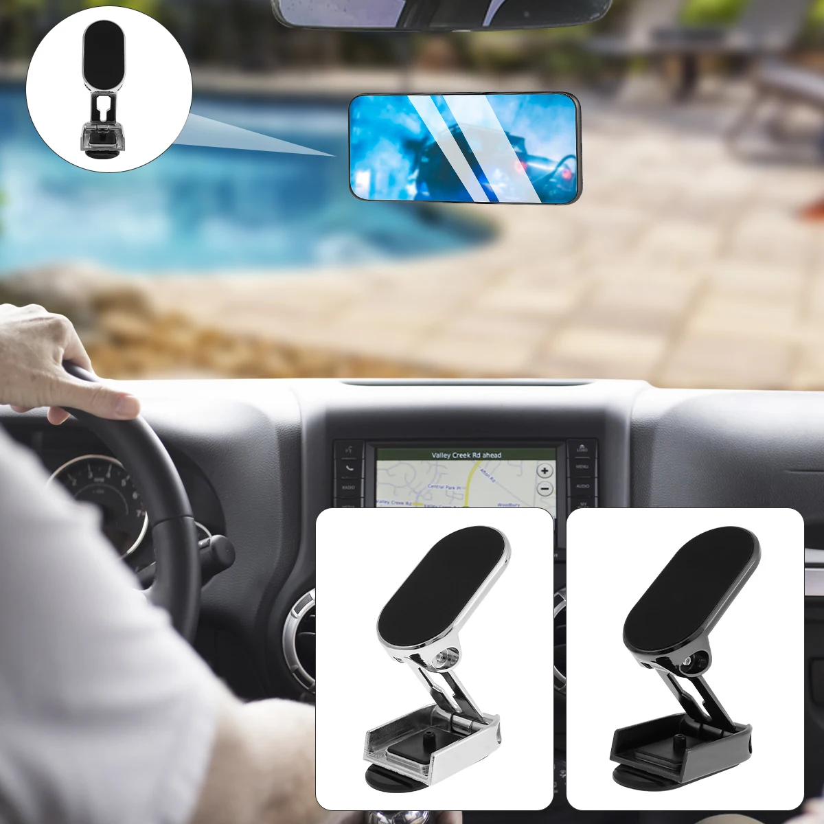 Универсальный магнитный автомобильный держатель для телефона